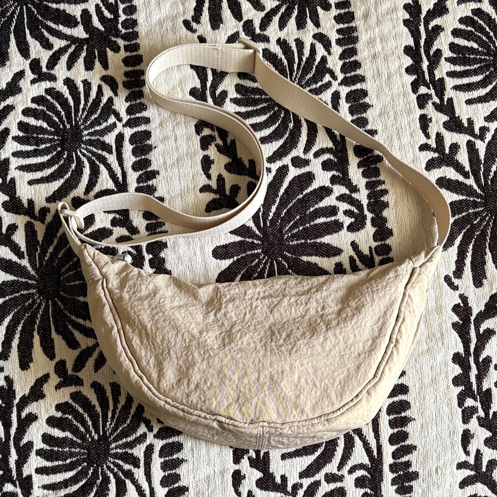 Crescent Women's Nylon Crossbody Hobo Sling Bag